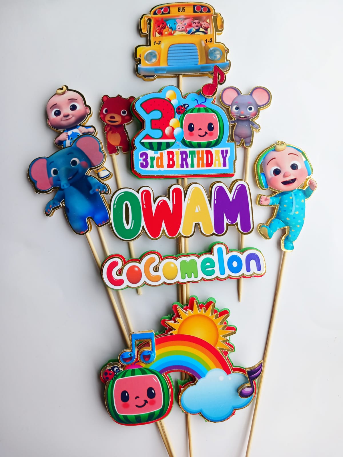 Bebefinn family cake topper