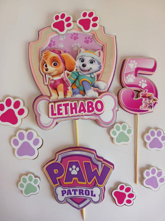 Paw Patrol cake topper
