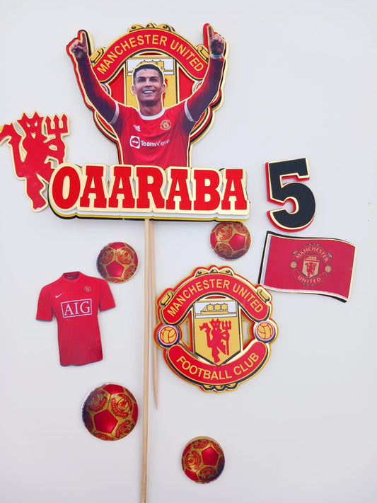 Manchester United cake topper