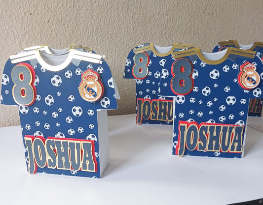Real Madrid themed party boxes