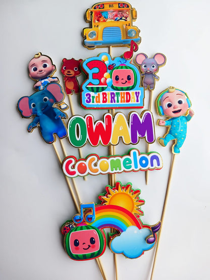 Bebefinn family cake topper